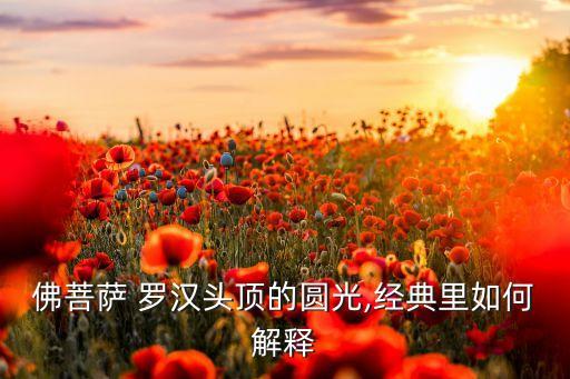 羅漢頭寓意,第一菩薩說:修煉到高人層次頭上就有明燈...